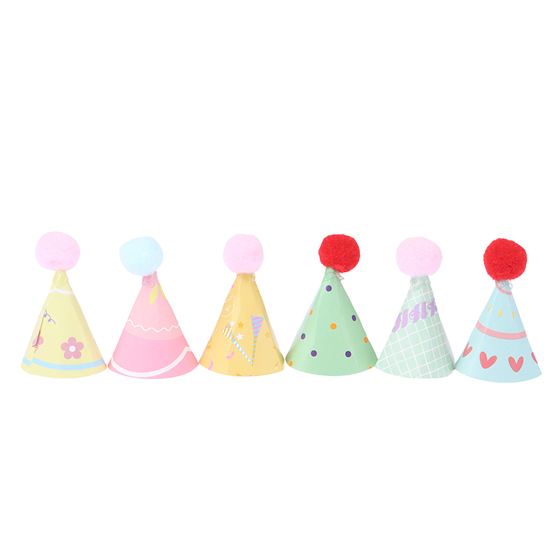 Santa Hat Plush - 10개/세트 DIY 미니 모자 베이킹 케이크