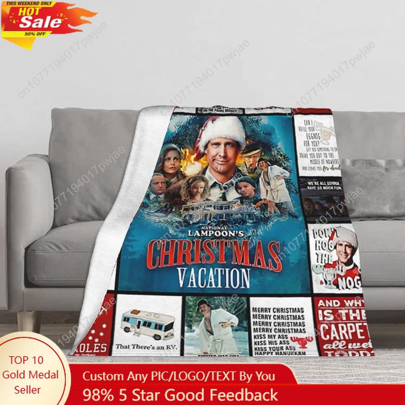 Christmas Throw Blanket - 내셔널 램푼 크리스마스 바캉스 담요 부드러운