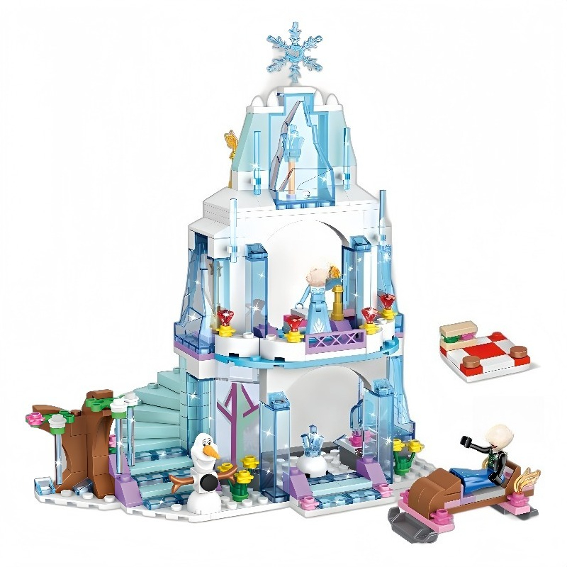 Lego Set Technic - 엘사 아이스 캐슬 빌딩 블록 세트,
