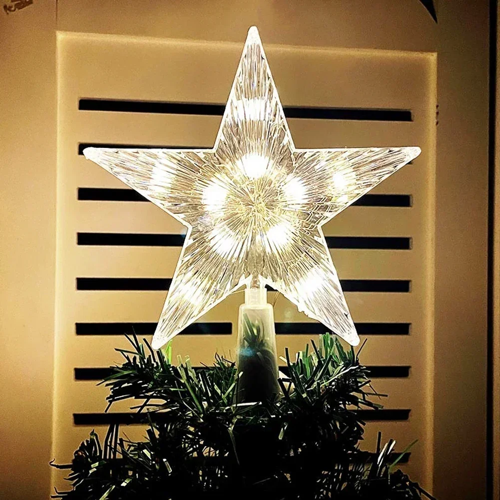 LED 크리스마스 트리 장식품 토퍼 별 조명, 배터리  - Star Tree Topper 리뷰 및 가격