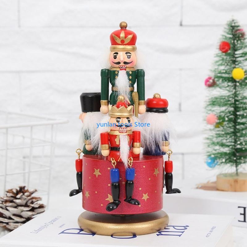 50lb 4 in 1 나무 호두 까기 인형 음악 상자  - Nutcracker Figurine 리뷰 및 가격