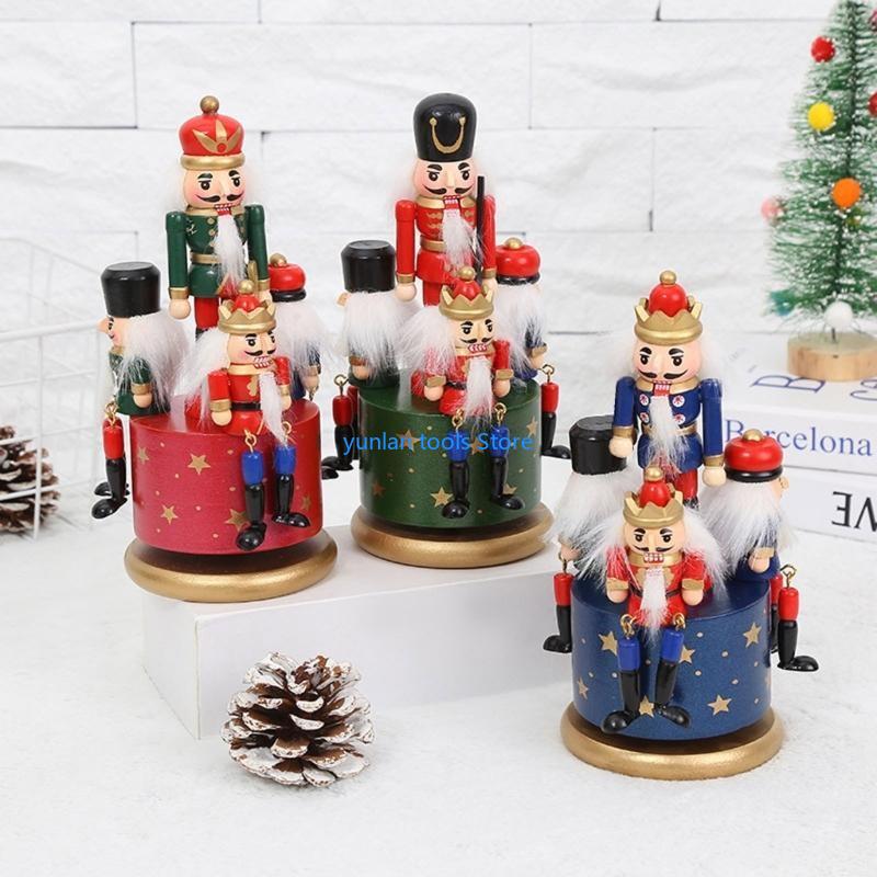 50lb 4 in 1 나무 호두 까기 인형 음악 상자  - Nutcracker Figurine 리뷰 및 가격