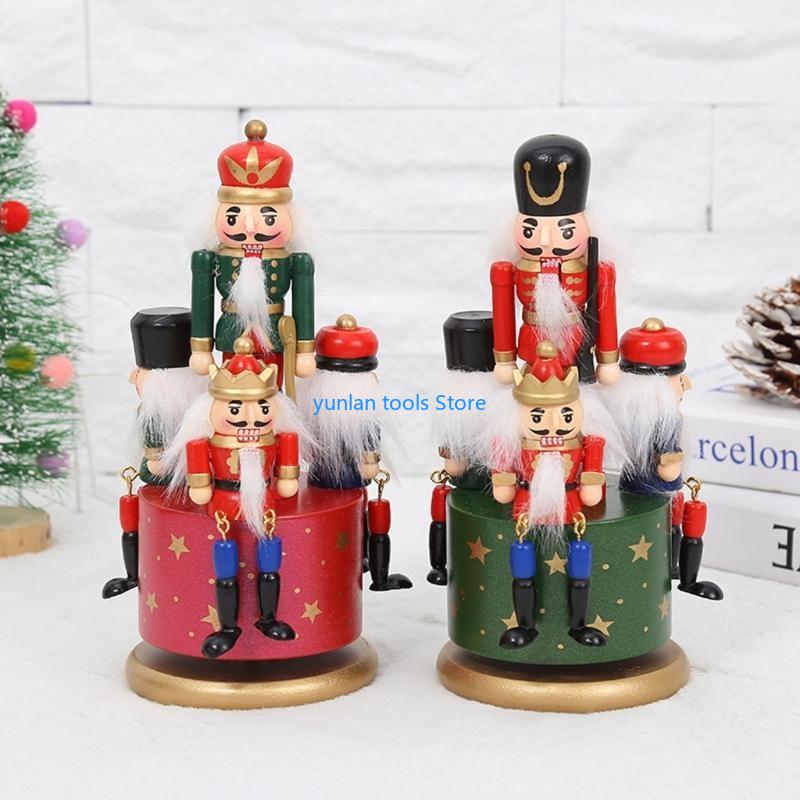 50lb 4 in 1 나무 호두 까기 인형 음악 상자  - Nutcracker Figurine 리뷰 및 가격