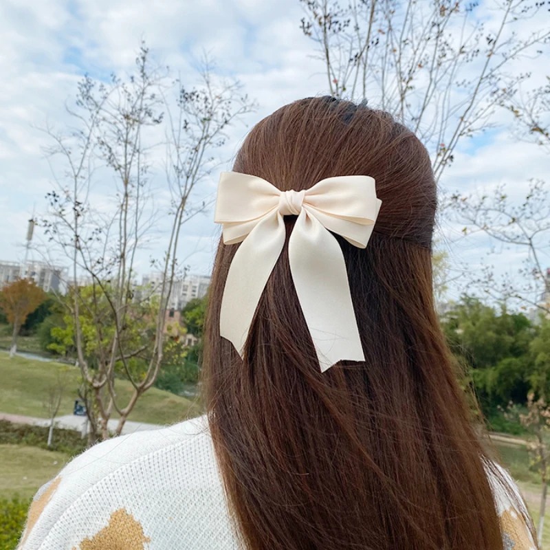 우아한 단색 블랙 레드 리본 더블 레이어드 보우 테일코 - Ribbon Bow Gift 리뷰 및 가격