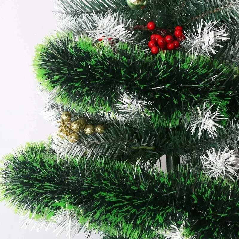 60/4m 크리스마스 반짝이 리본 화환 녹색 지팡이 화 - Tinsel Garland Decoration 리뷰 및 가격