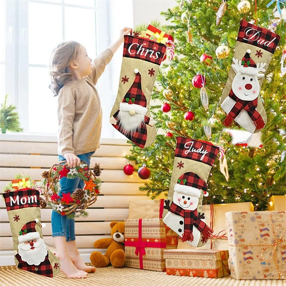 크리스마스 홀리데이 스타킹, 크리스마스 행잉 백, 새해 - Christmas Stocking Hanging 리뷰 및 가격