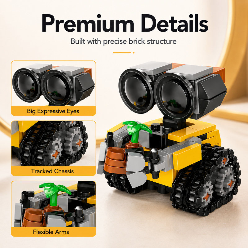 미니 로봇 빌딩 블록 세트, 식물 액세서리가 포함된 귀 - Lego Set Technic 리뷰 및 가격