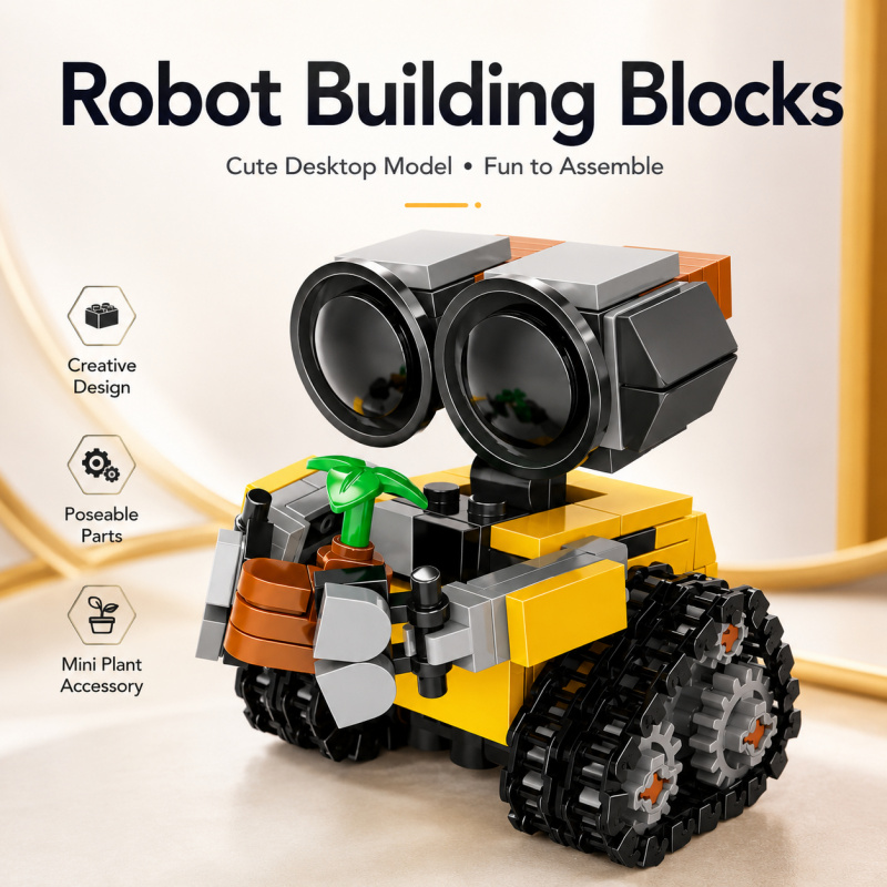 미니 로봇 빌딩 블록 세트, 식물 액세서리가 포함된 귀 - Lego Set Technic 리뷰 및 가격