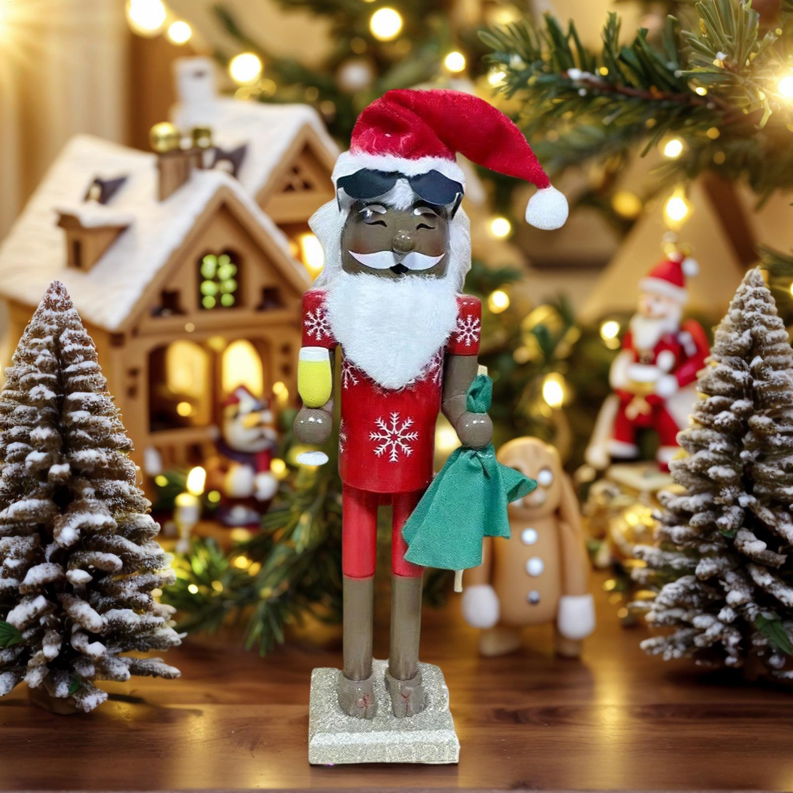 너트크래커 장식품 크리스마스 아프리카 산타 수집품 너트 - Nutcracker Figurine 리뷰 및 가격