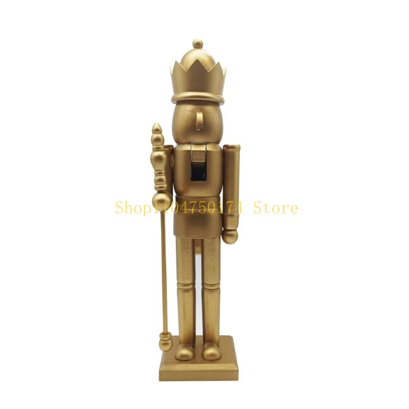 휴일 모임 장식, 자립형 찬장, 선반 또는 벽난로용 금 - Nutcracker Figurine 리뷰 및 가격