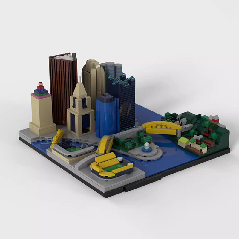 Bricklink MOC 도시 스카이라인 건축 세트,  - Lego Set Creator 리뷰 및 가격