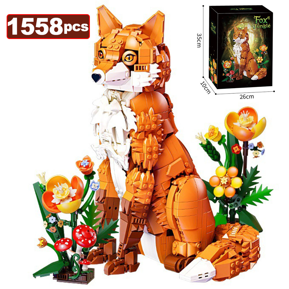 1558PCS MOC 정글 폭스 모델 빌딩 블록 세트  - Lego Set Creator 리뷰 및 가격