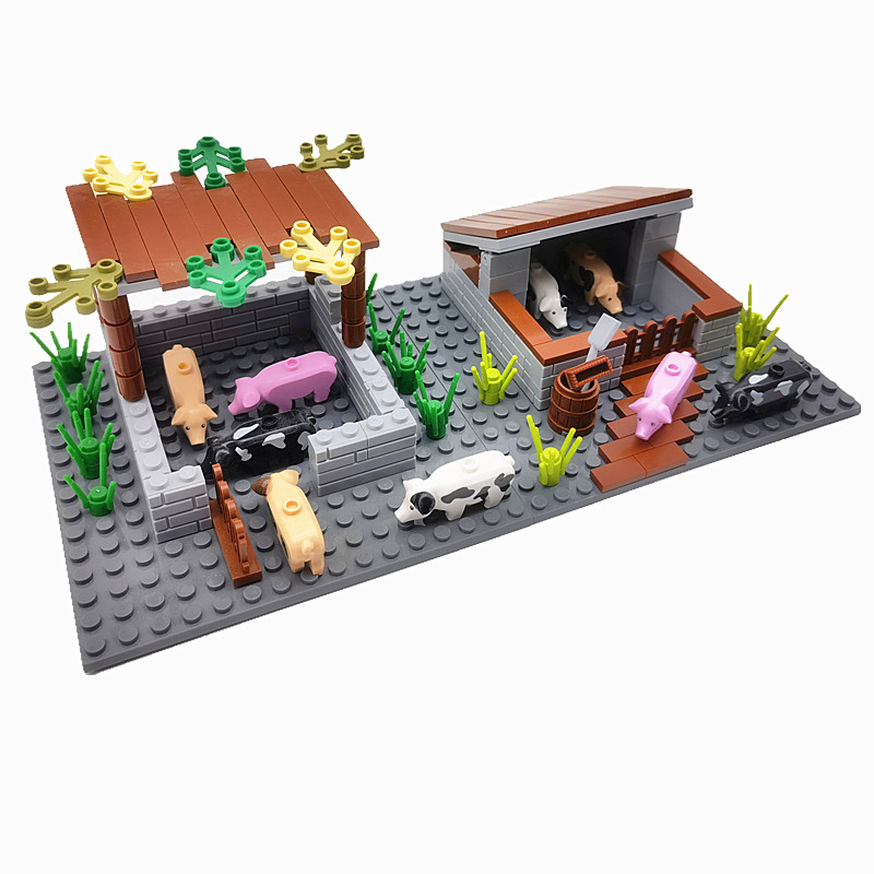 크리 에이 티브 도시 농장 빌딩 블록 동물 세트 Pig - Lego Set Creator 리뷰 및 가격
