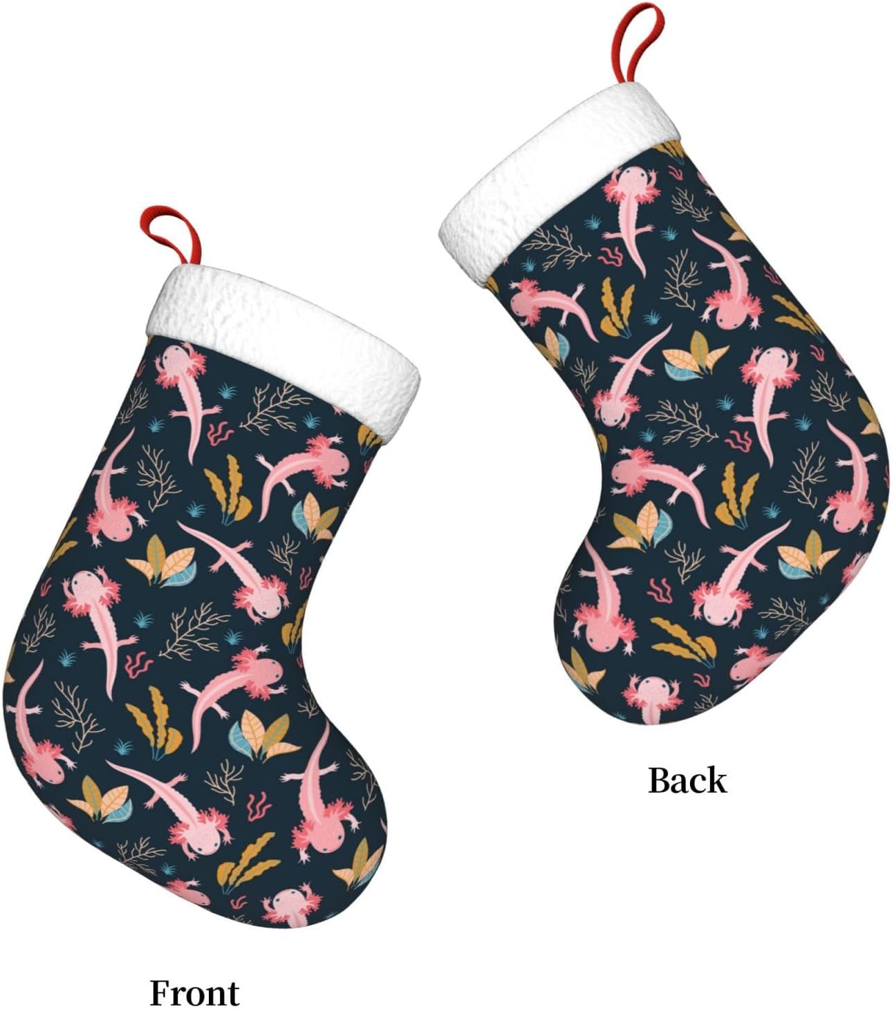 귀여운 Axolotl 크리스마스 스타킹 교수형 장식 스 - Christmas Stocking Hanging 리뷰 및 가격