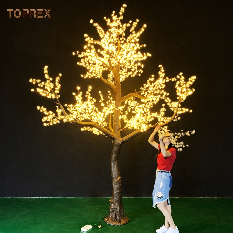 방수 RGB 인공 벚꽃 LED 트리 이벤트 장식 크리스 - Christmas Tree Artificial 리뷰 및 가격