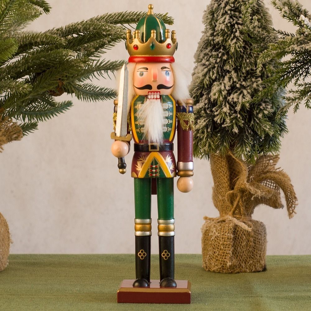 빈티지 크리스마스 호두까기 인형 페인팅된 왕 군인 30 - Nutcracker Figurine 리뷰 및 가격