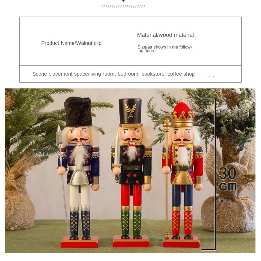 메리 크리스마스 빈티지 크리스마스 호두까기 인형 수공예 - Nutcracker Figurine 리뷰 및 가격