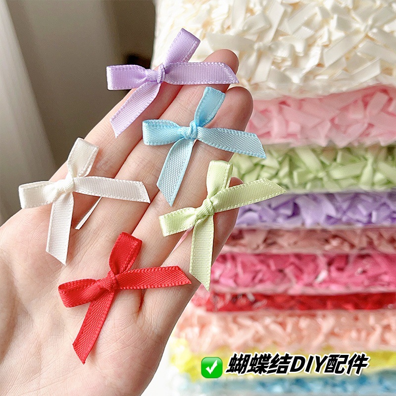 다채로운 미니 새틴 리본 활, 작은 수제 리본 매듭 D - Ribbon Bow Gift 리뷰 및 가격