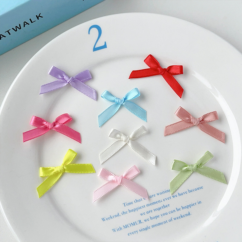 다채로운 미니 새틴 리본 활, 작은 수제 리본 매듭 D - Ribbon Bow Gift 리뷰 및 가격