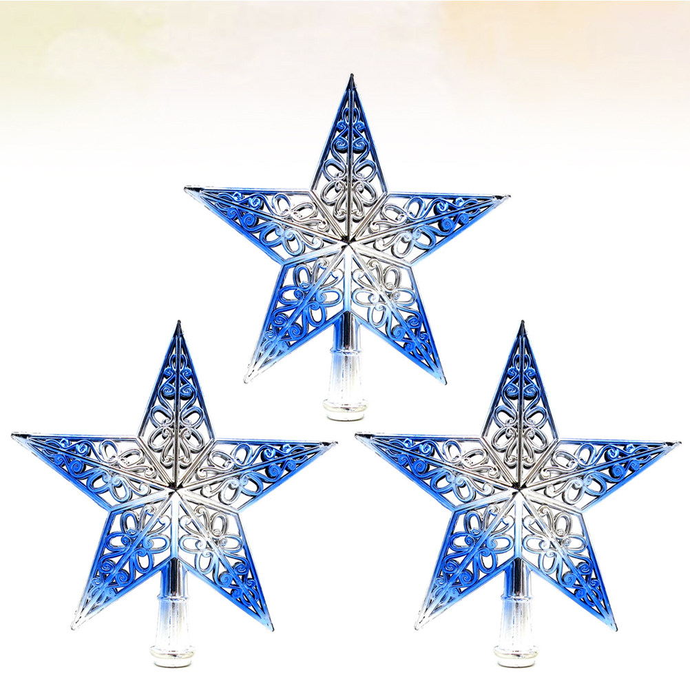 3개입 20cm 속이 빈 별 모양 크리스마스 트리 장식 - Star Tree Topper 리뷰 및 가격
