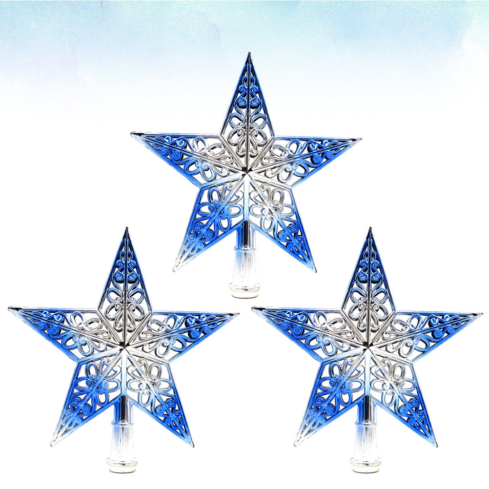 3개입 20cm 속이 빈 별 모양 크리스마스 트리 장식 - Star Tree Topper 리뷰 및 가격