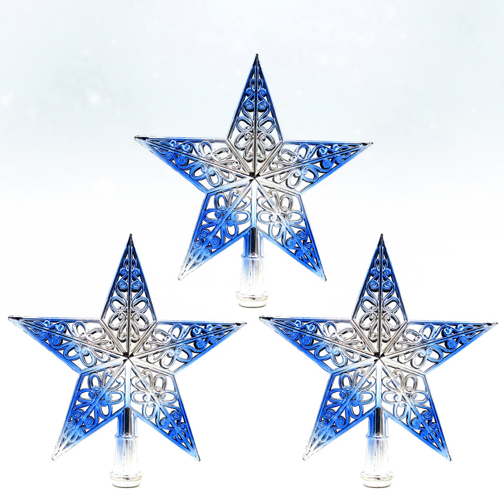 3개입 20cm 속이 빈 별 모양 크리스마스 트리 장식 - Star Tree Topper 리뷰 및 가격