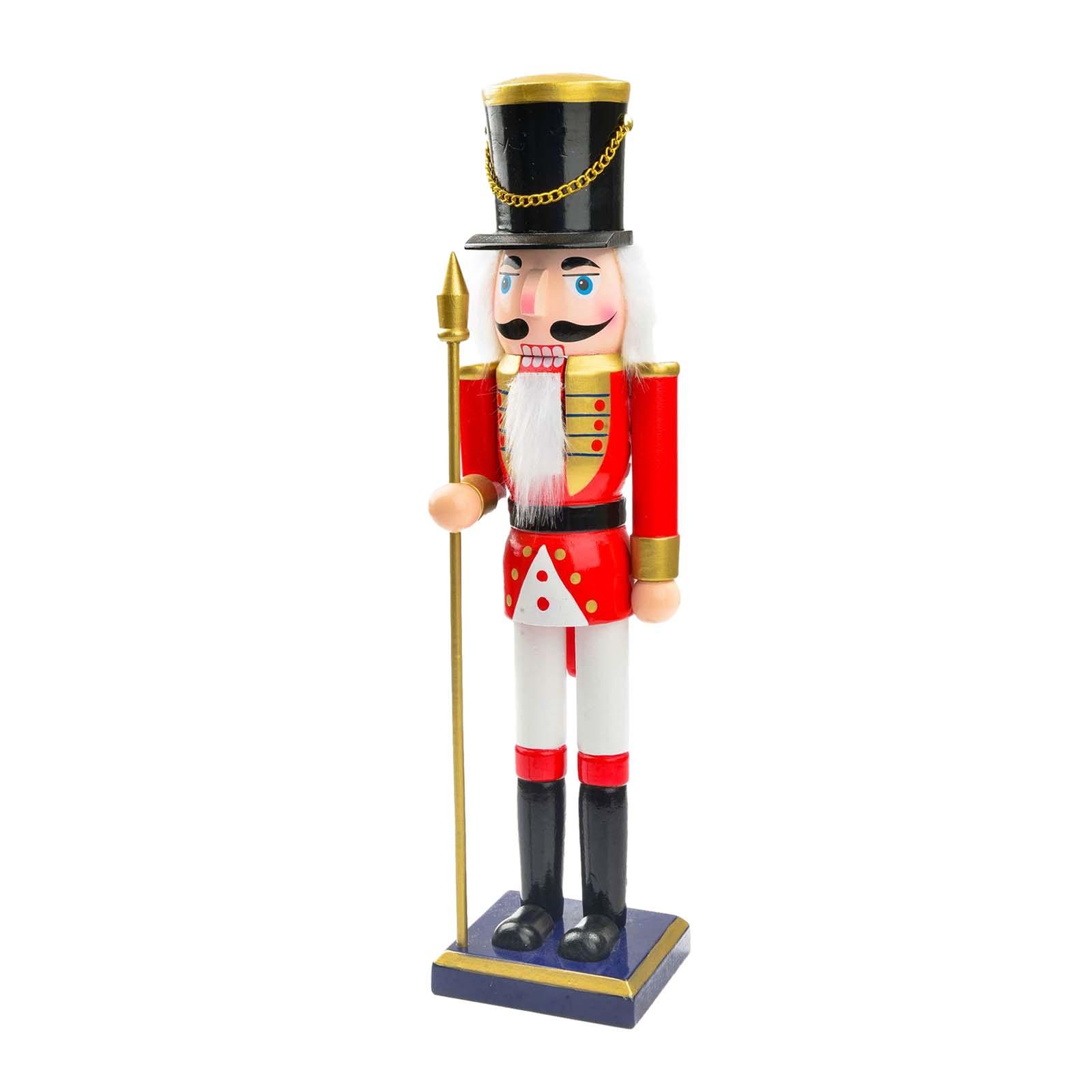 25cm 나무 크리스마스 호두까기 인형 집들이 파티 장 - Nutcracker Figurine 리뷰 및 가격