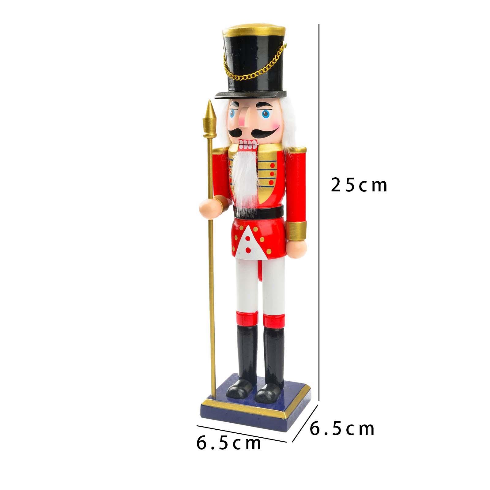 25cm 나무 크리스마스 호두까기 인형 집들이 파티 장 - Nutcracker Figurine 리뷰 및 가격