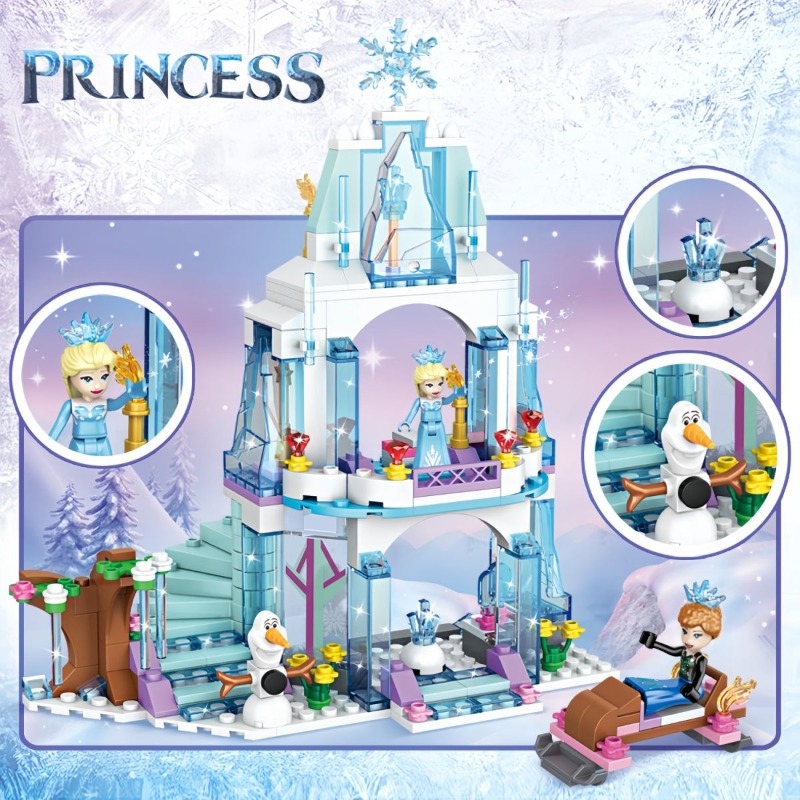 엘사 아이스 캐슬 빌딩 블록 세트, 공주 아이스 팰리스 - Lego Set Technic 리뷰 및 가격