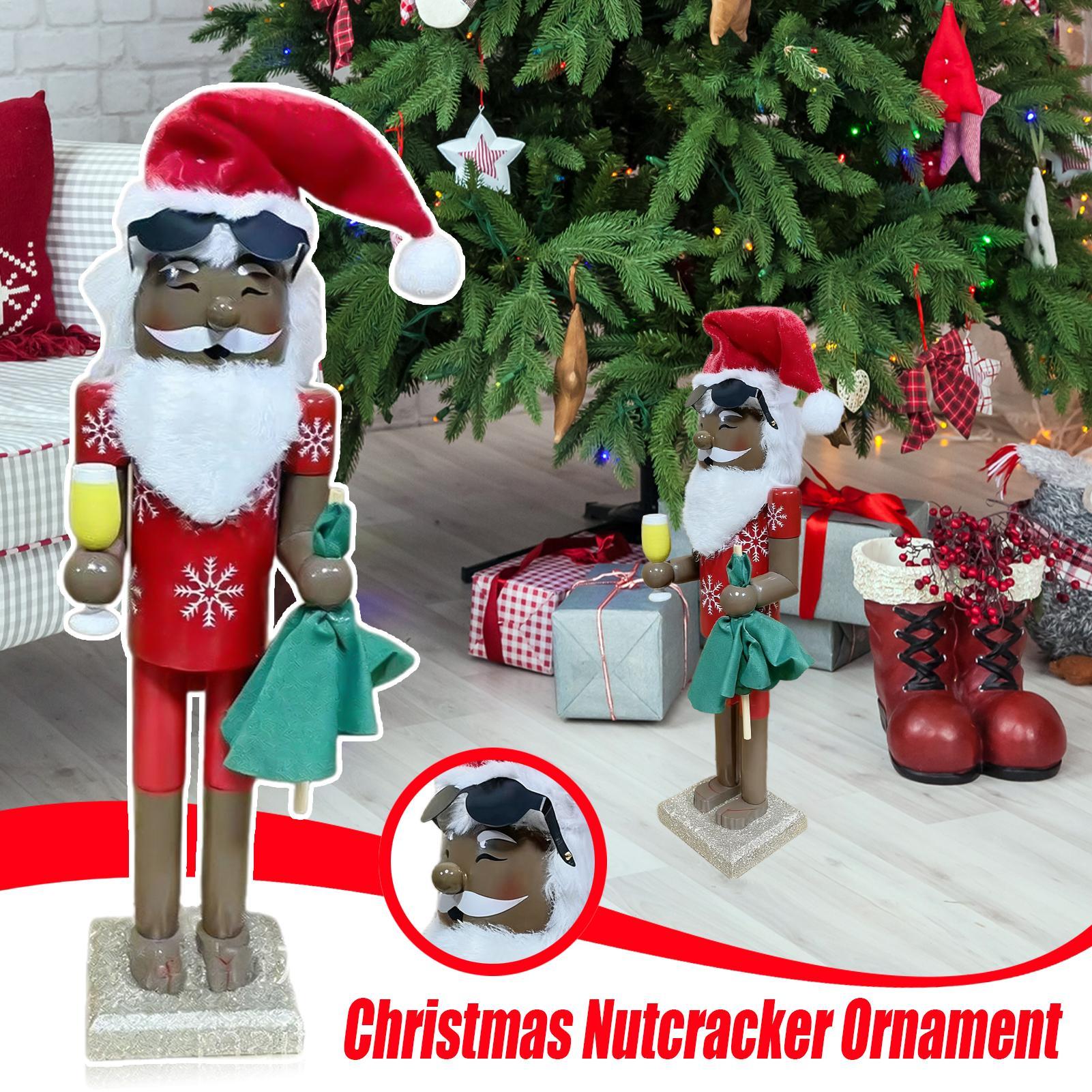 너트 크래커 장식 크리스마스 아프리카 산타 전통 너트  - Nutcracker Figurine 리뷰 및 가격