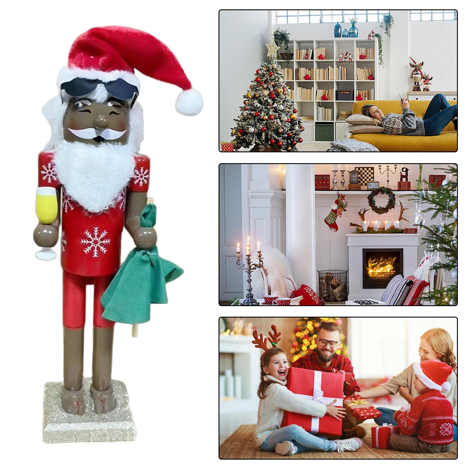 너트 크래커 장식 크리스마스 아프리카 산타 전통 너트  - Nutcracker Figurine 리뷰 및 가격