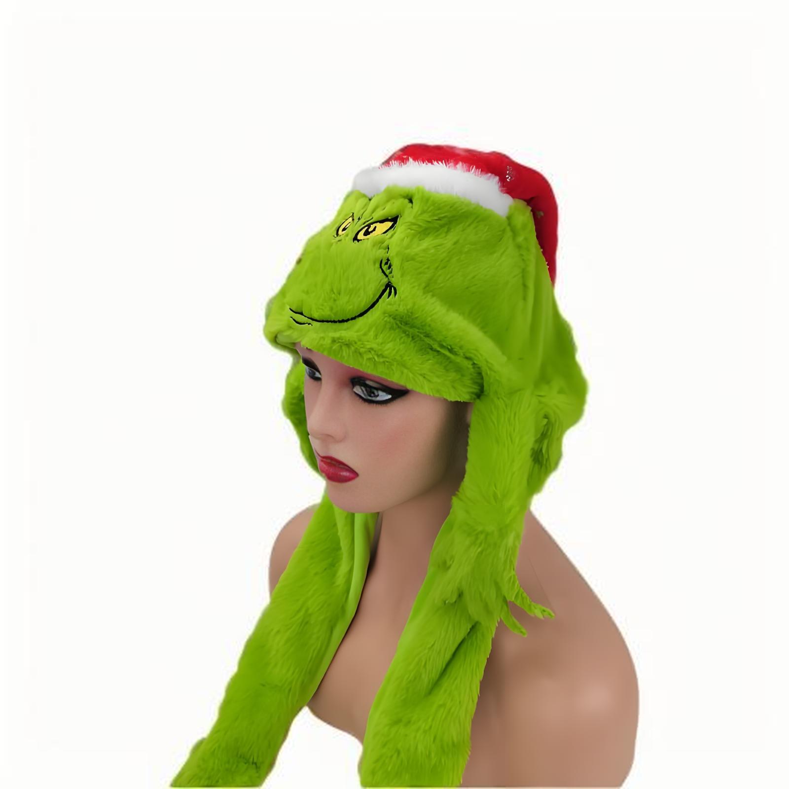 플러시 그린시 모자 캡 스카프 크리스마스 그린 몬스터  - Santa Hat Plush 리뷰 및 가격