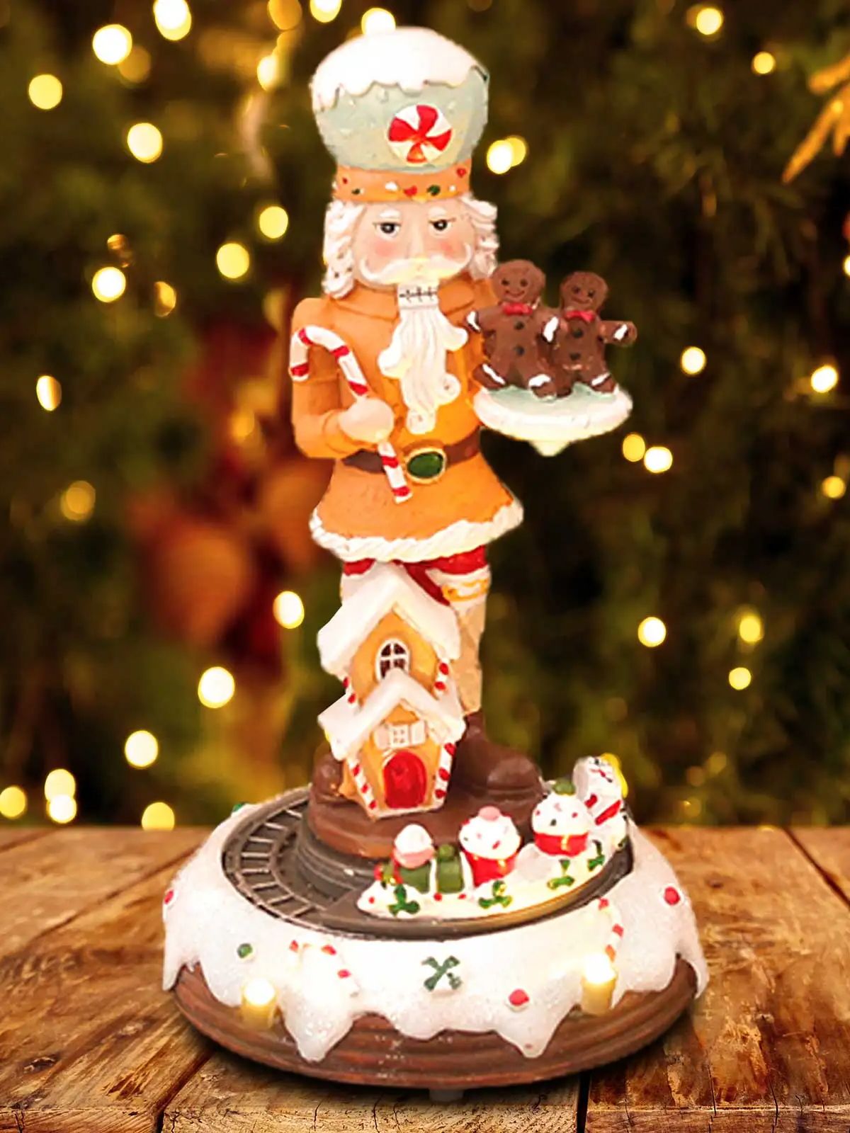 크리스마스 진저 브레드 호두 까기 인형 컬렉션 인형 애 - Nutcracker Figurine 리뷰 및 가격