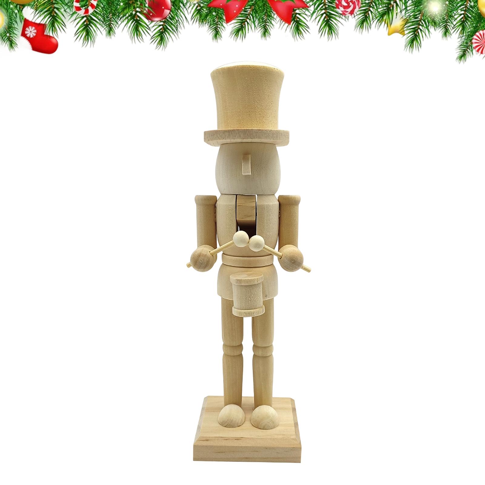 너트 크래커 피규어 수제 무도색 조각상 나무 크리스마스 - Nutcracker Figurine 리뷰 및 가격