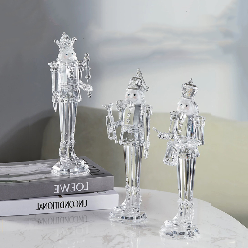 아크릴 캐릭터 동상, 호두까기 인형 병사 조각 장식품, - Nutcracker Figurine 리뷰 및 가격