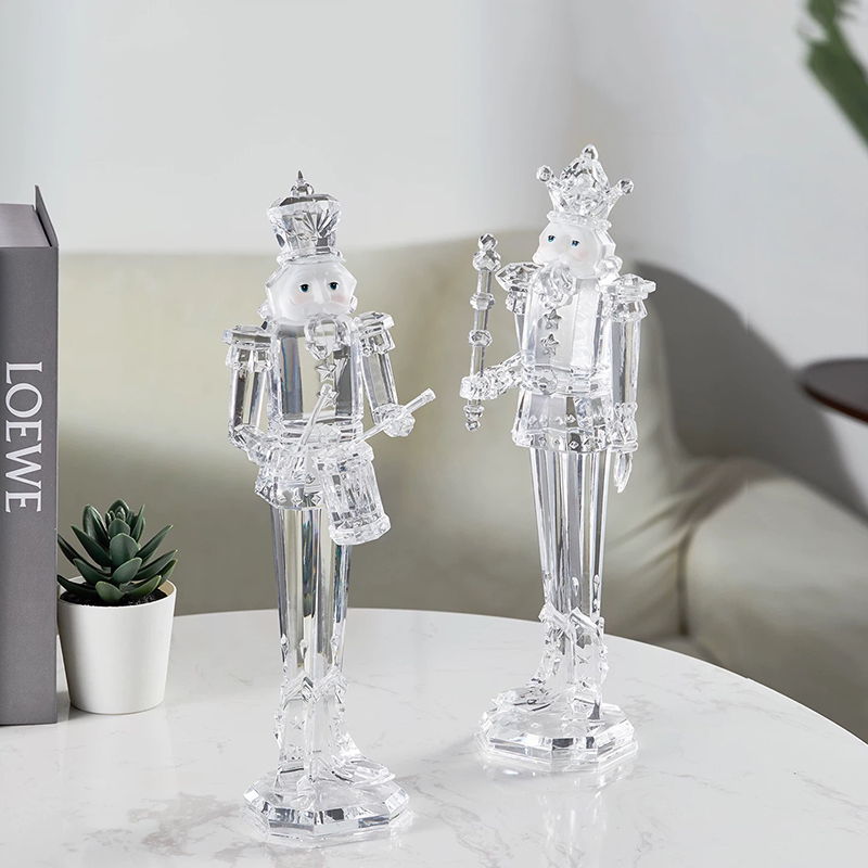아크릴 캐릭터 동상, 호두까기 인형 병사 조각 장식품, - Nutcracker Figurine 리뷰 및 가격
