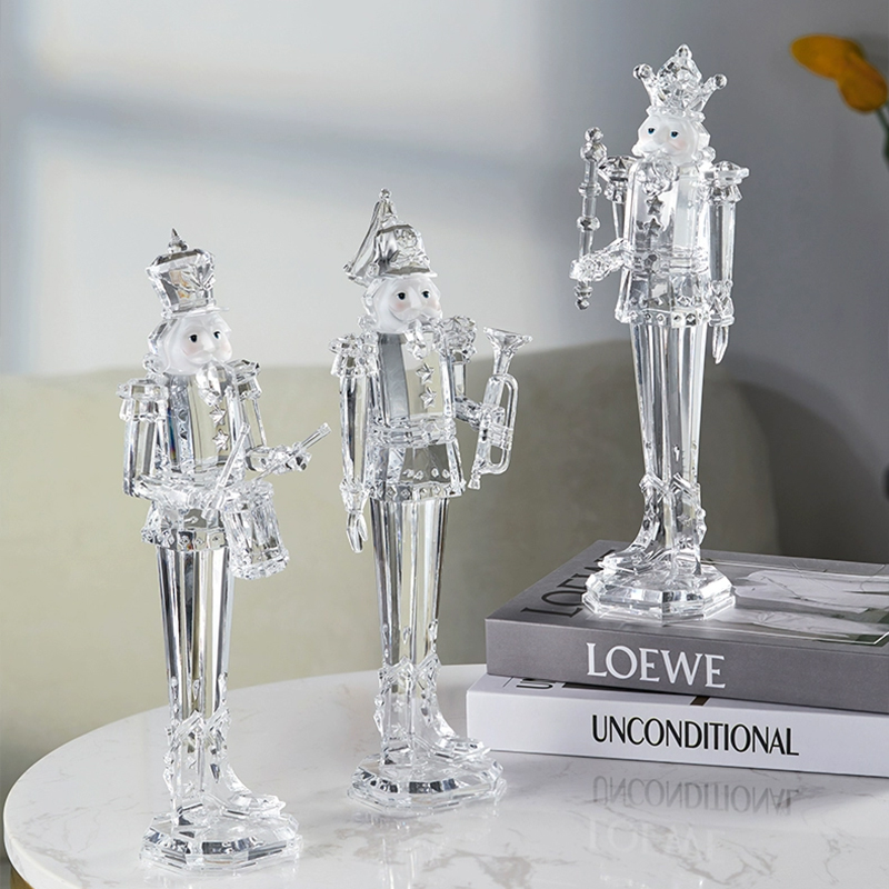 아크릴 캐릭터 동상, 호두까기 인형 병사 조각 장식품, - Nutcracker Figurine 리뷰 및 가격