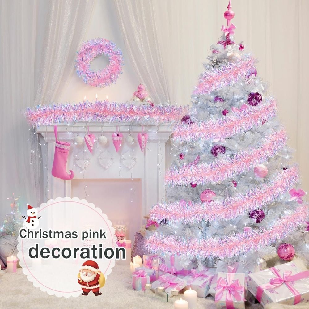 2M/9CM 크리스마스 장식 스트립 컬러풀 스트립 DI - Tinsel Garland Decoration 리뷰 및 가격