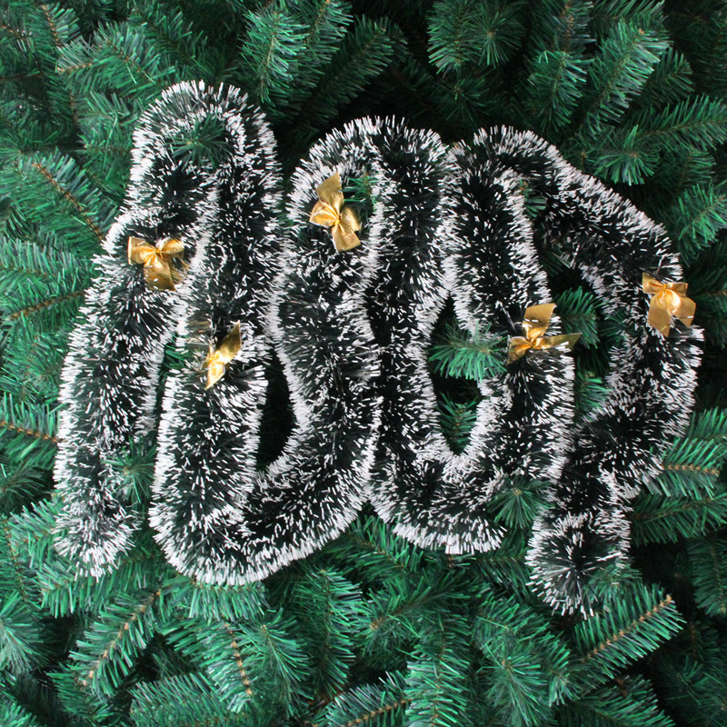 2M LED 조명 크리스마스 틴셀 가랜드 반짝이는 메탈 - Tinsel Garland Decoration 리뷰 및 가격